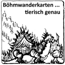 Bierdeckel 2 Drache extra klein