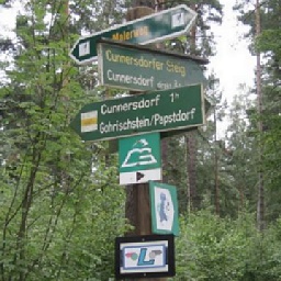 Wegweiser am Gohrisch