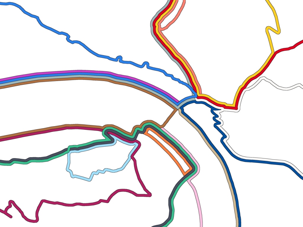 Terrainkurwegeplan Kurort Rathen (Wegb&auml;nder)
