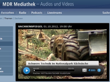Mitteldeutscher Rundfunk, Sachsenspiegel, 01.10.2012